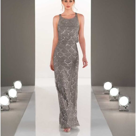 SORELLA VITA Bronze Sequin Gown - Picture 2 of 14